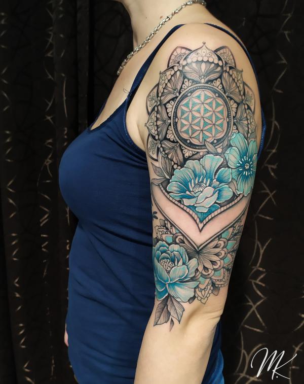 40 Flower of Life Tattoo Designs with Meanings