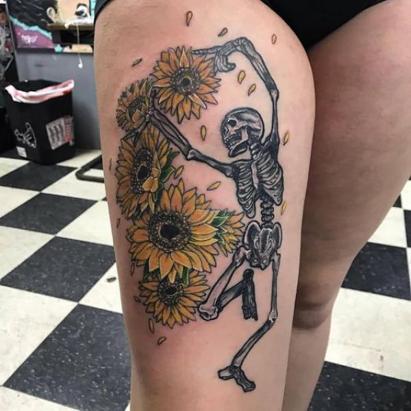 60 Skeleton Tattoo Designs with Meanings