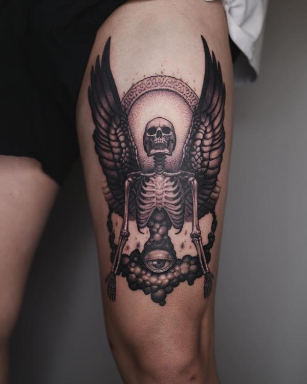60 Skeleton Tattoo Designs with Meanings