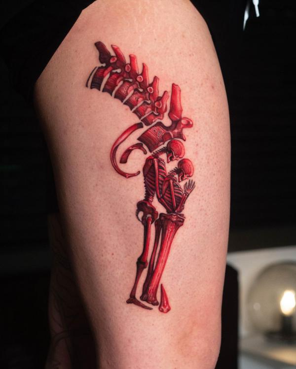 60 Skeleton Tattoo Designs with Meanings