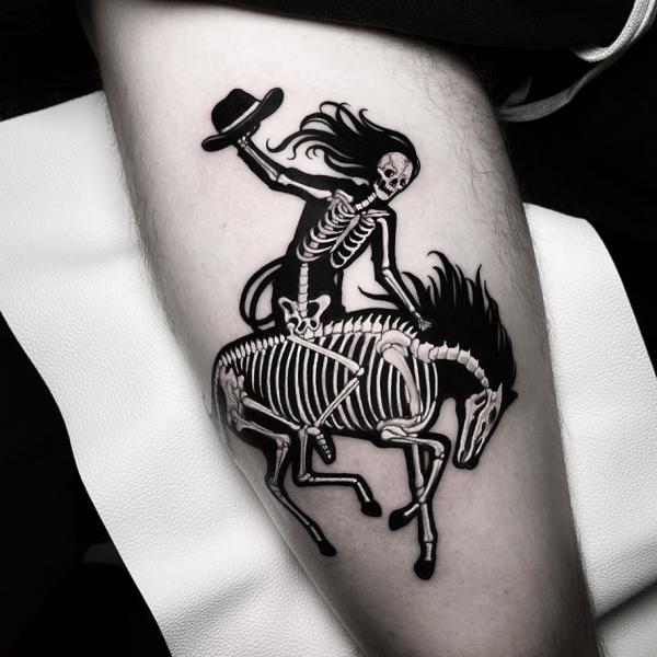 60 Skeleton Tattoo Designs with Meanings