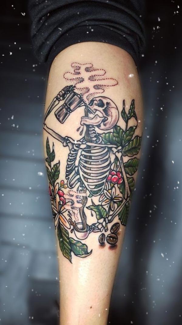 60 Skeleton Tattoo Designs with Meanings