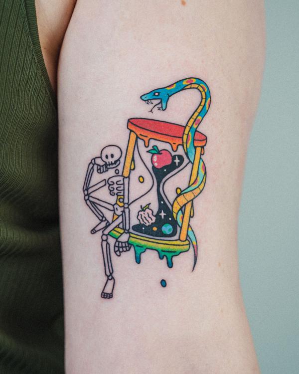 60 Skeleton Tattoo Designs with Meanings