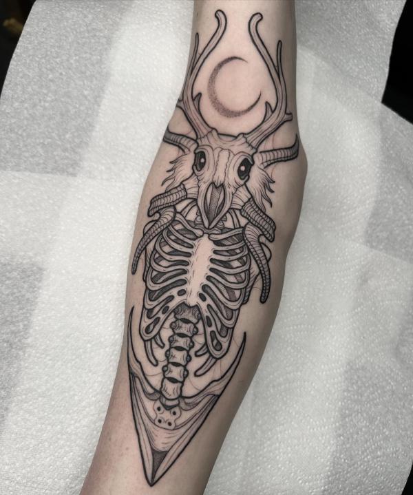 60 Skeleton Tattoo Designs with Meanings