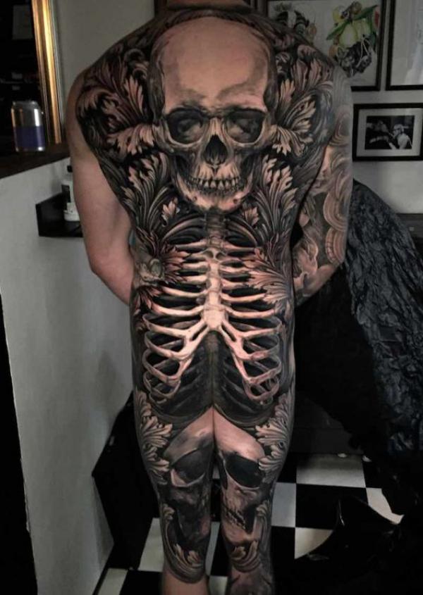 60 Skeleton Tattoo Designs with Meanings