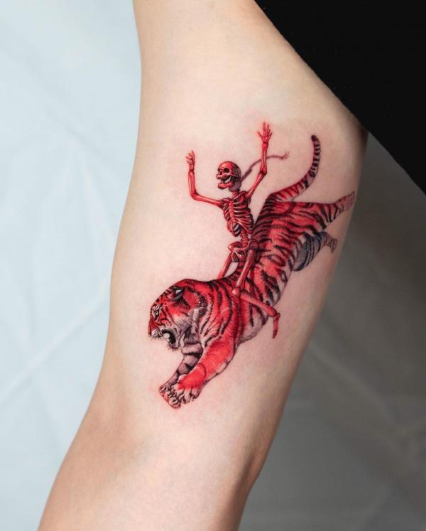 60 Skeleton Tattoo Designs with Meanings
