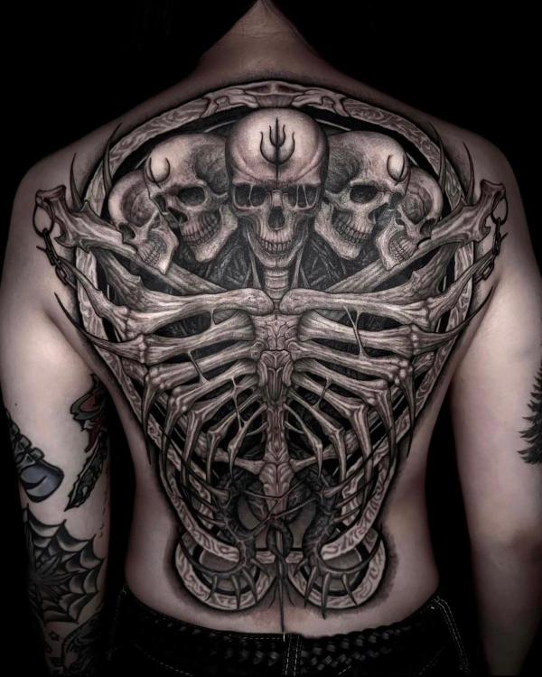 60 Skeleton Tattoo Designs with Meanings