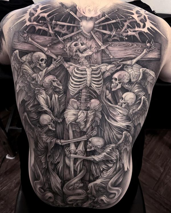 60 Skeleton Tattoo Designs with Meanings