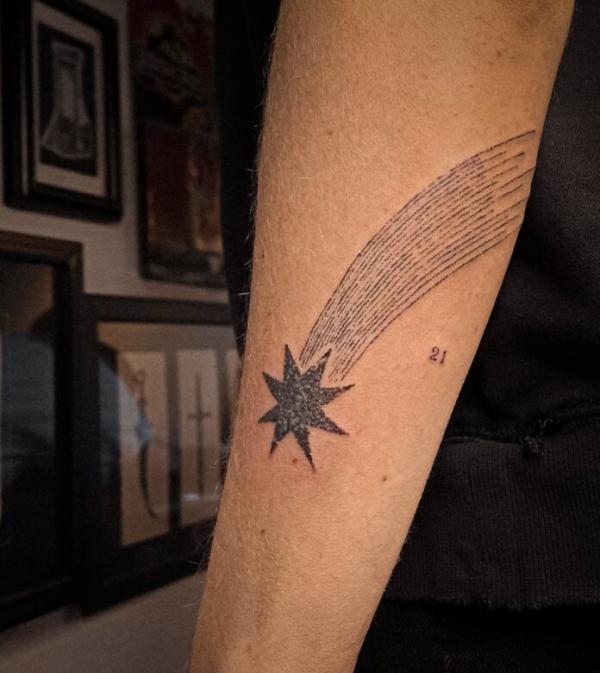Shooting Star Tattoos: A Sky Full of Meanings