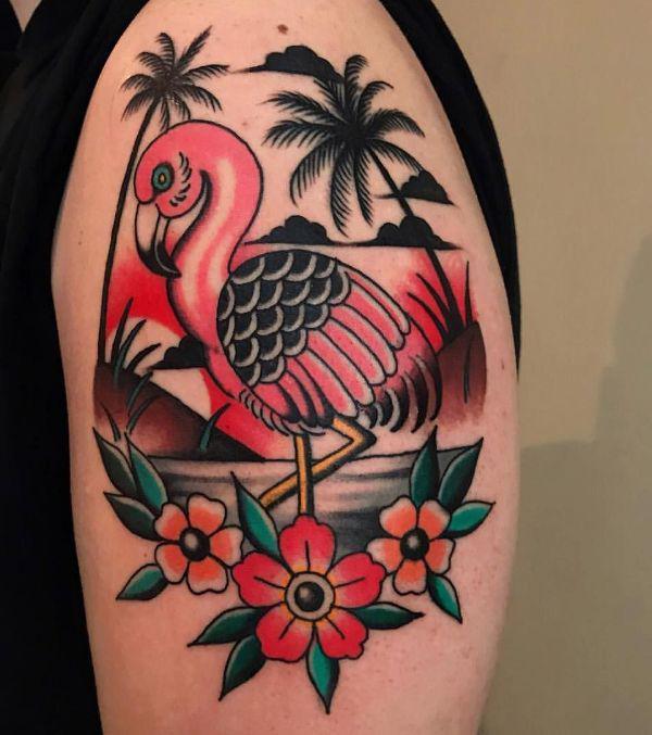 Flamingo Tattoos: A Dive into Their Meaning and Design