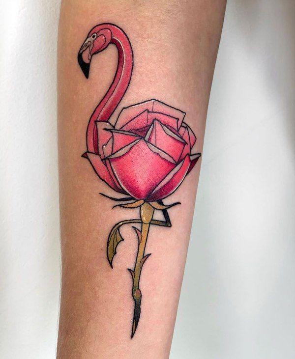 Flamingo Tattoos: A Dive into Their Meaning and Design