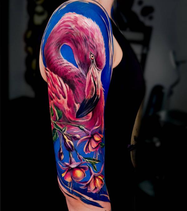 Flamingo Tattoos: A Dive into Their Meaning and Design