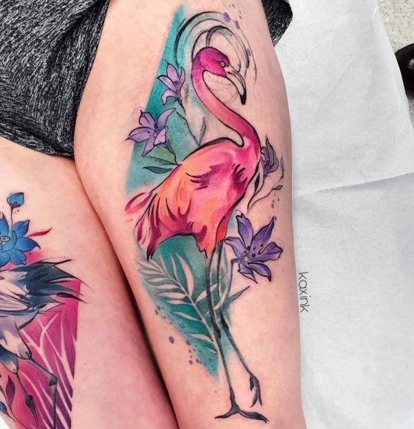 Flamingo Tattoos: A Dive into Their Meaning and Design