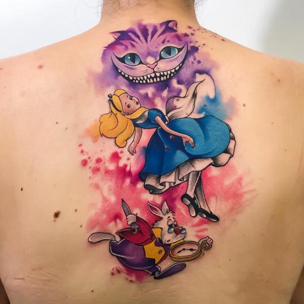 Alice in Wonderland Tattoos: A Dive into the Rabbit Hole