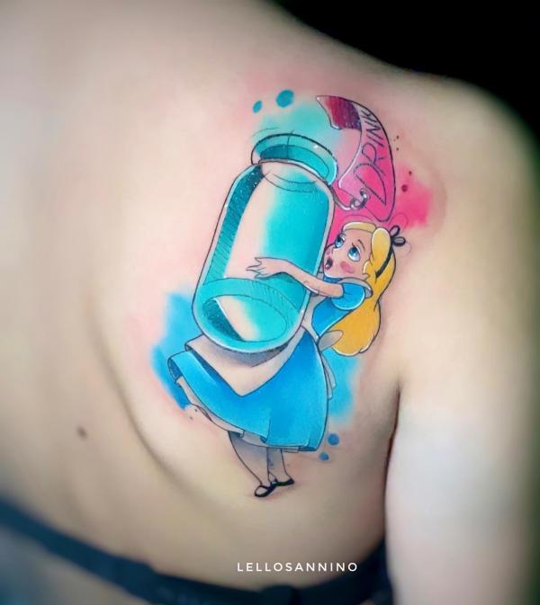 Alice in Wonderland Tattoos: A Dive into the Rabbit Hole