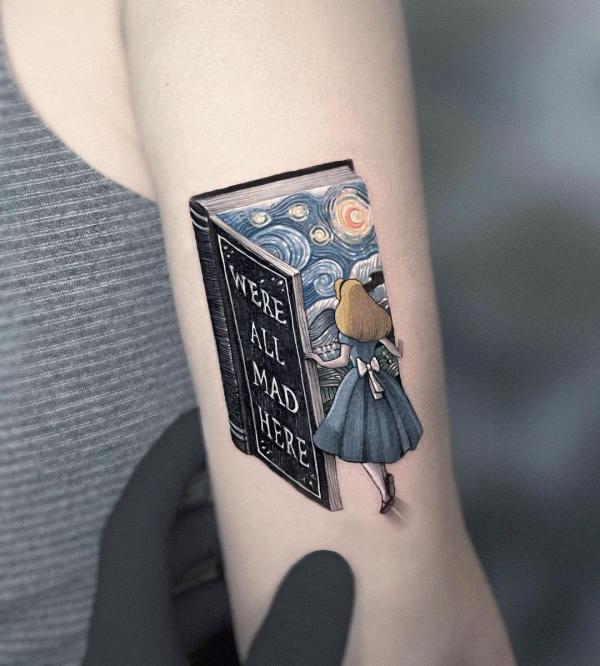 Alice in Wonderland Tattoos: A Dive into the Rabbit Hole