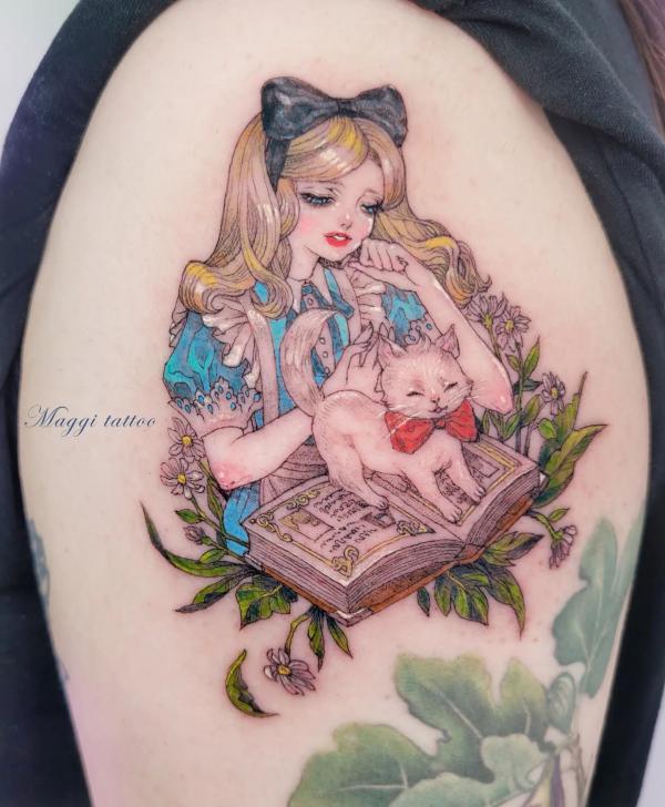 Alice in Wonderland Tattoos: A Dive into the Rabbit Hole