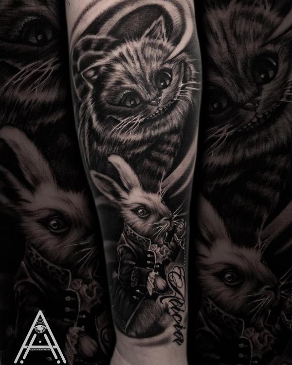 Alice in Wonderland Tattoos: A Dive into the Rabbit Hole