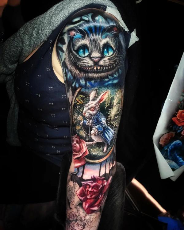 Alice in Wonderland Tattoos: A Dive into the Rabbit Hole