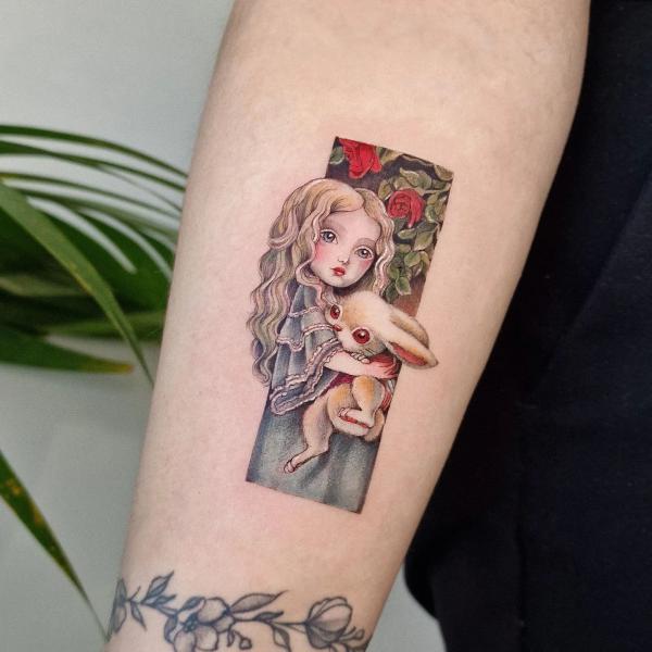 Alice in Wonderland Tattoos: A Dive into the Rabbit Hole