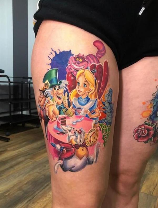 Alice in Wonderland Tattoos: A Dive into the Rabbit Hole