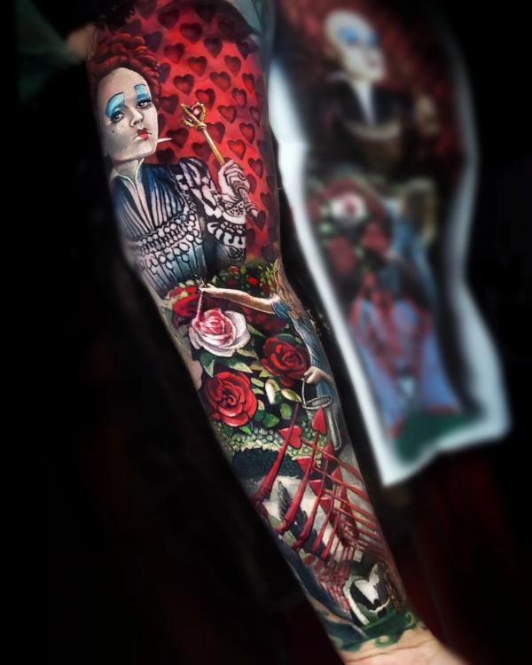 Alice in Wonderland Tattoos: A Dive into the Rabbit Hole