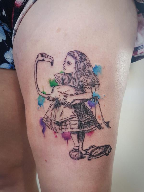 Alice in Wonderland Tattoos: A Dive into the Rabbit Hole