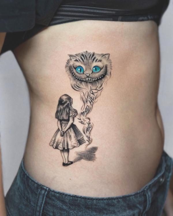Alice in Wonderland Tattoos: A Dive into the Rabbit Hole