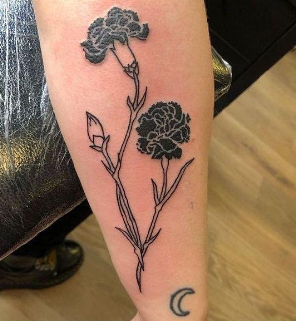 40+ Carnation Tattoo Designs with Meaning