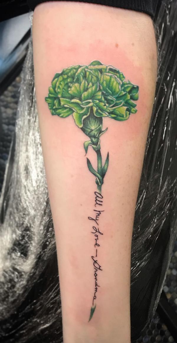 40+ Carnation Tattoo Designs with Meaning