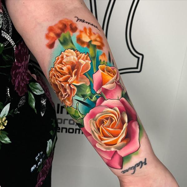 40+ Carnation Tattoo Designs with Meaning
