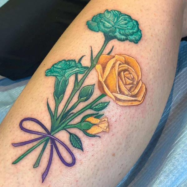 40+ Carnation Tattoo Designs with Meaning