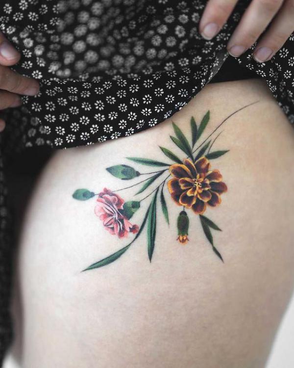 40+ Carnation Tattoo Designs with Meaning