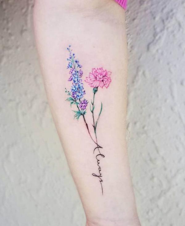 40+ Carnation Tattoo Designs with Meaning