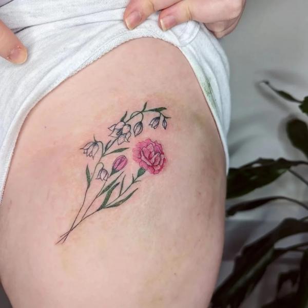 40+ Carnation Tattoo Designs with Meaning