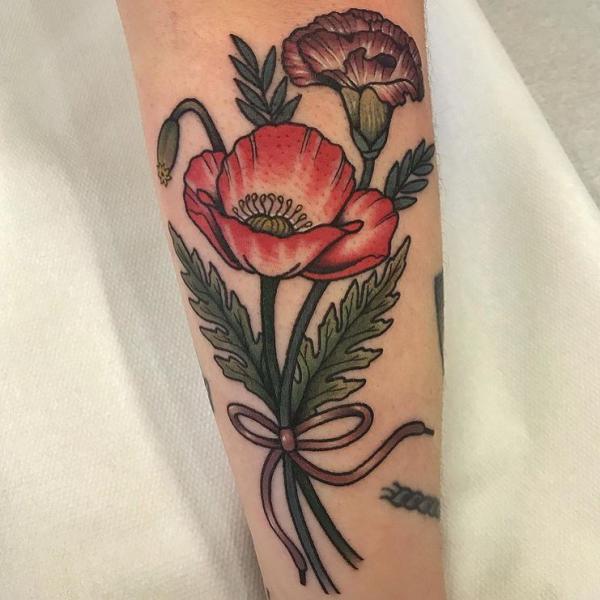 40+ Carnation Tattoo Designs with Meaning