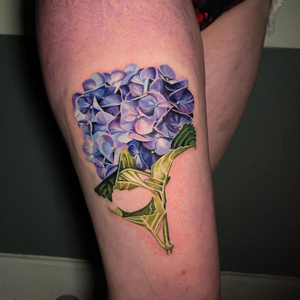 50 Hydrangea Tattoo Designs with Meanings