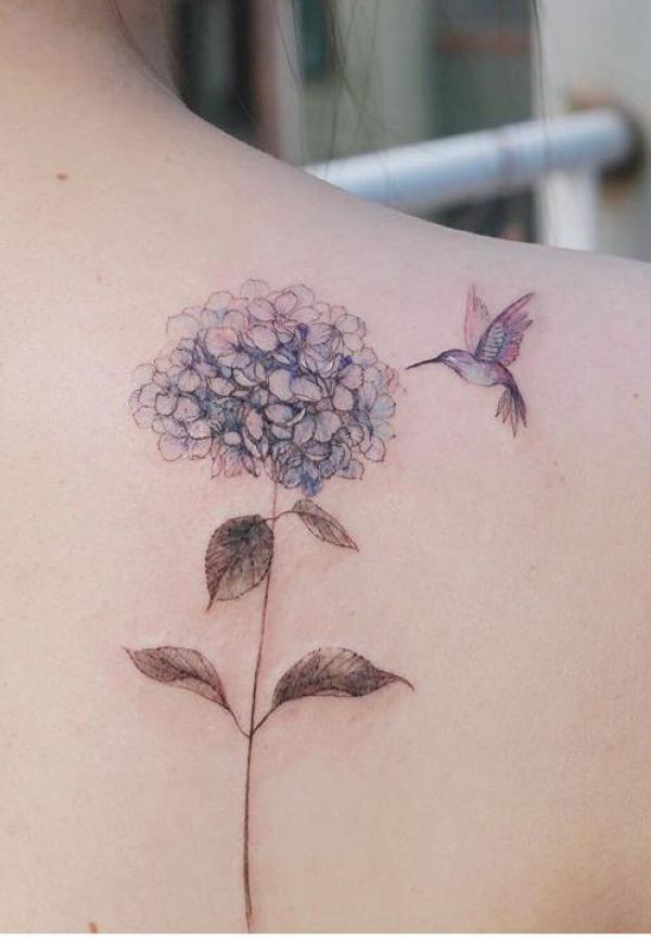 50 Hydrangea Tattoo Designs with Meanings