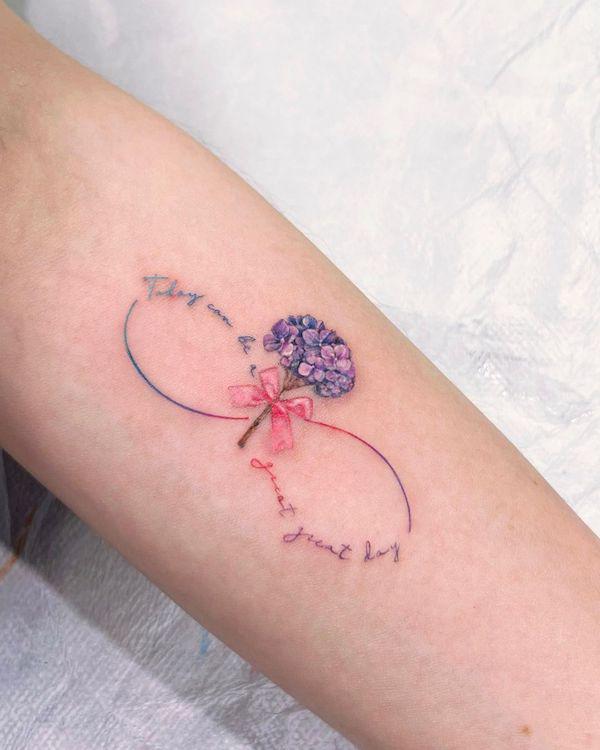 50 Hydrangea Tattoo Designs with Meanings