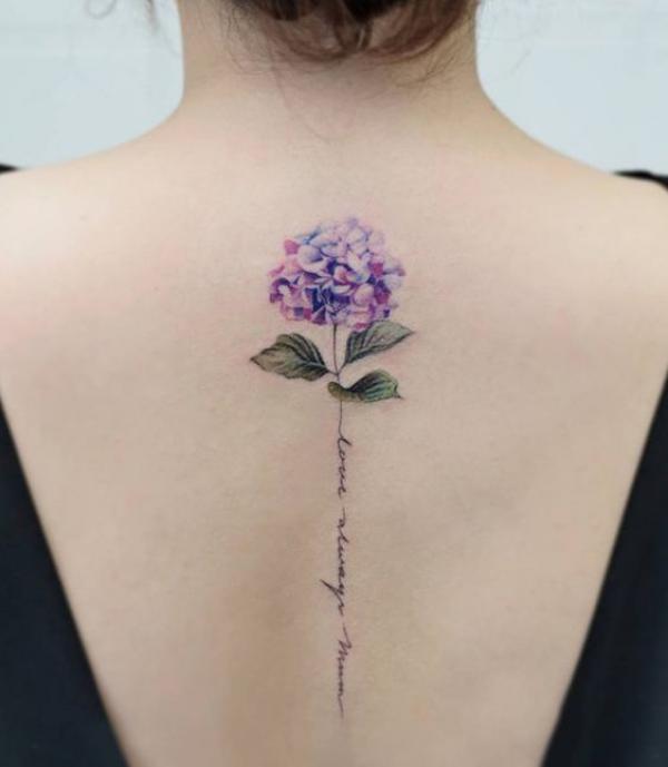 50 Hydrangea Tattoo Designs with Meanings
