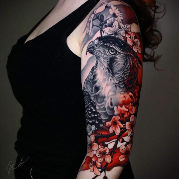 100 Cherry Blossom Tattoo Designs with Meaning