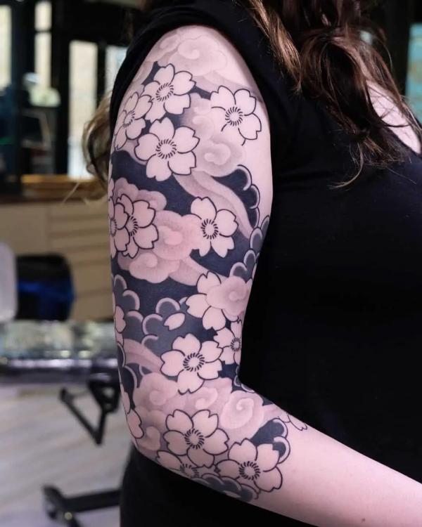 100 Cherry Blossom Tattoo Designs with Meaning