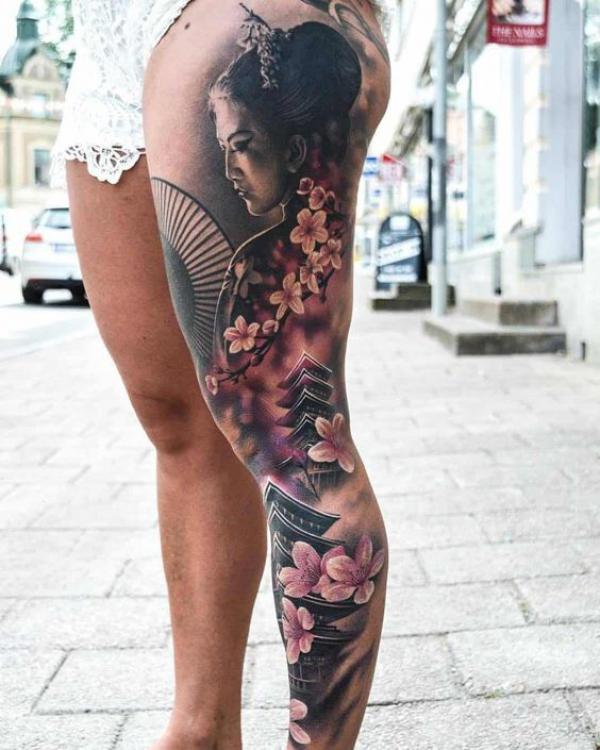 100 Cherry Blossom Tattoo Designs with Meaning