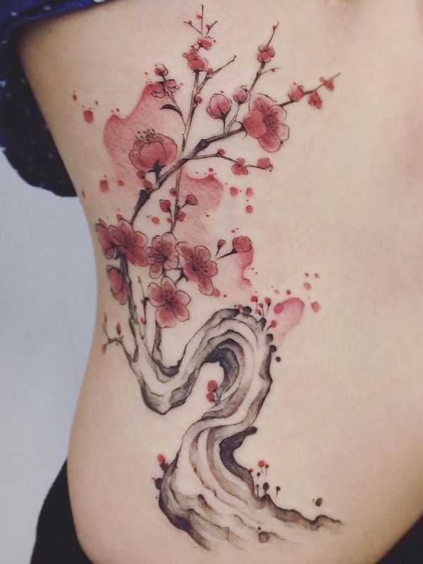 100 Cherry Blossom Tattoo Designs with Meaning