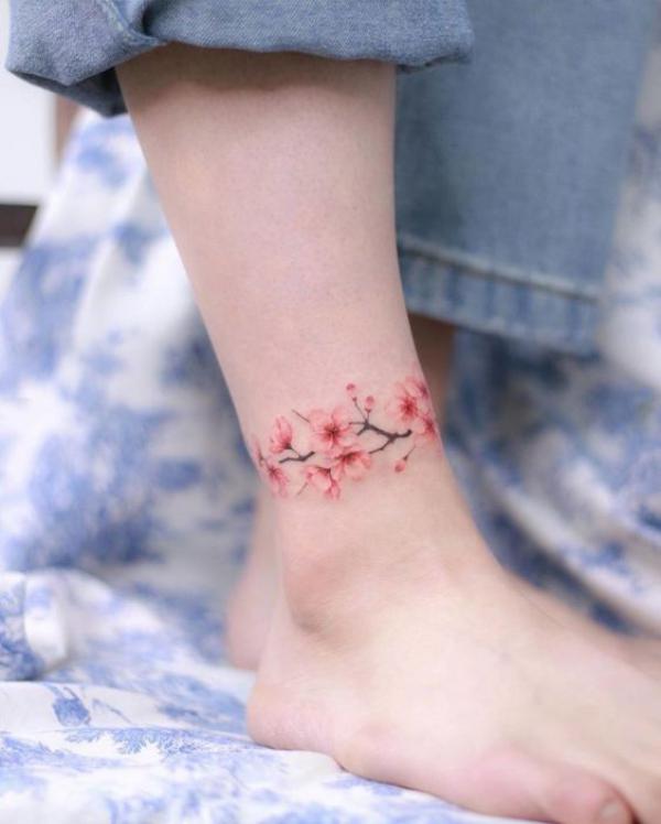 100 Cherry Blossom Tattoo Designs with Meaning