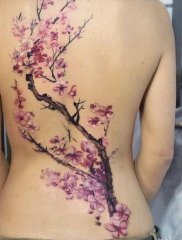 100 Cherry Blossom Tattoo Designs with Meaning