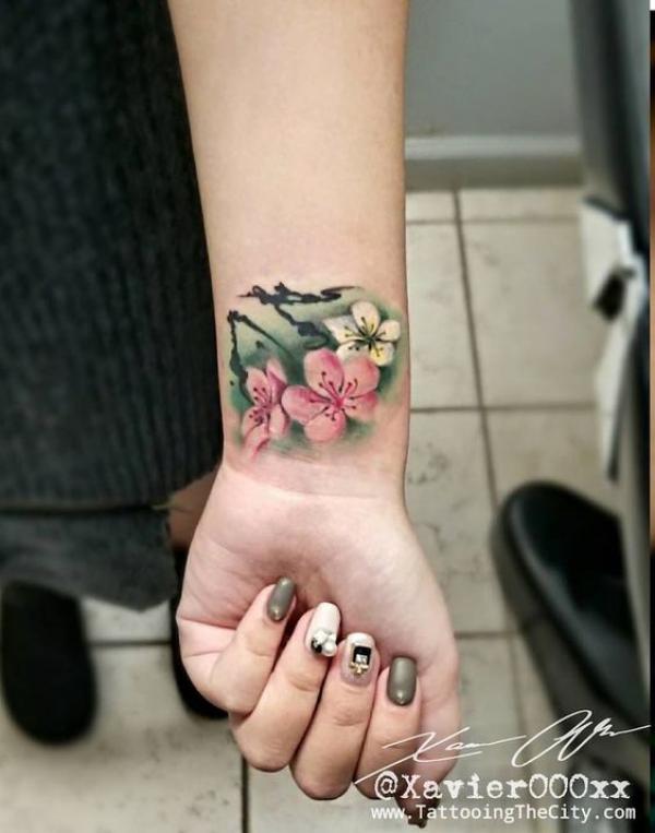 100 Cherry Blossom Tattoo Designs with Meaning