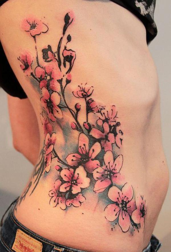 100 Cherry Blossom Tattoo Designs with Meaning