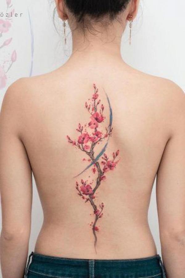 100 Cherry Blossom Tattoo Designs with Meaning