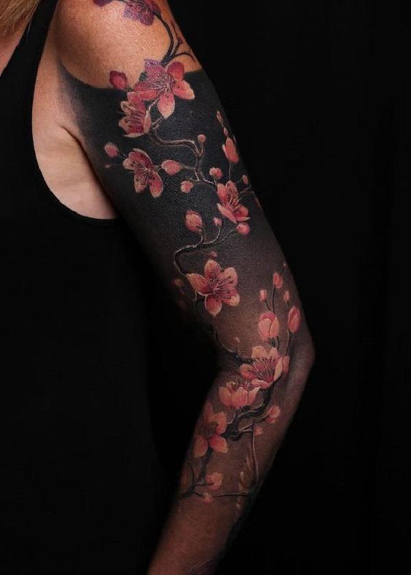100 Cherry Blossom Tattoo Designs with Meaning
